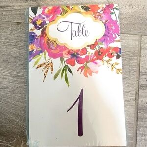 New 25 Table Numbers 4x6